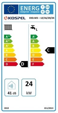 Kocioł elektryczny Kospel 12/16/20 kW z naczyniem przeponowym (EKD.M3-12/16/20/24.PL) 1