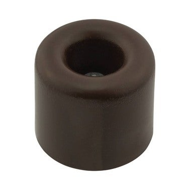 Odbojnik do drzwi gumowy przykręcany brąz fi 32 mm
