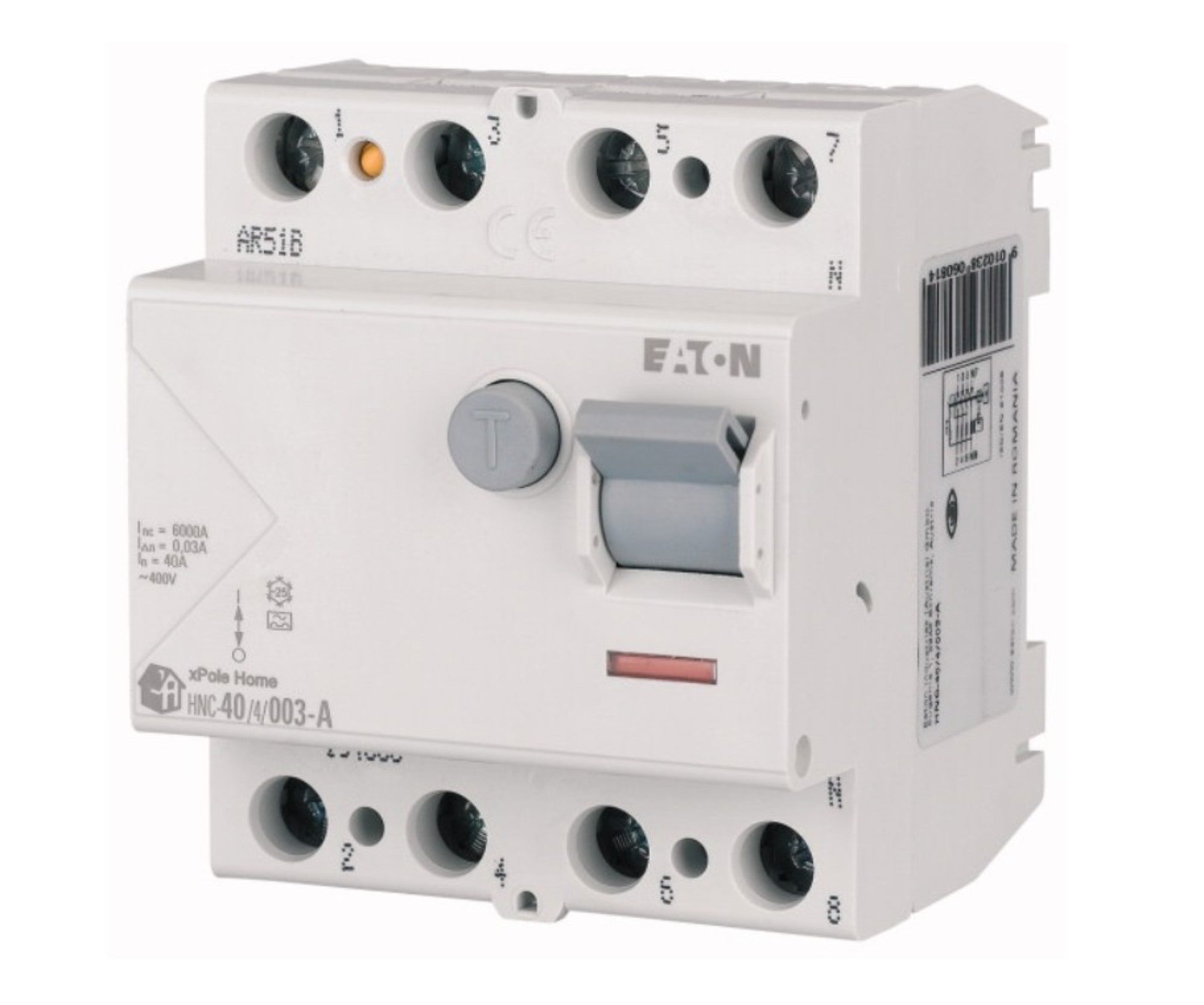 Wyłącznik różnicowoprądowy HNC 4P 25A 30MA AC Eaton