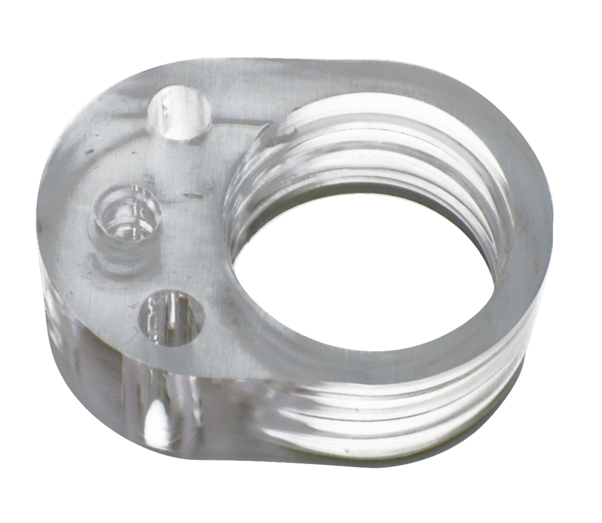 Odbojnik na klamkę z zawieszką bezbarwny 30x22x12 mm