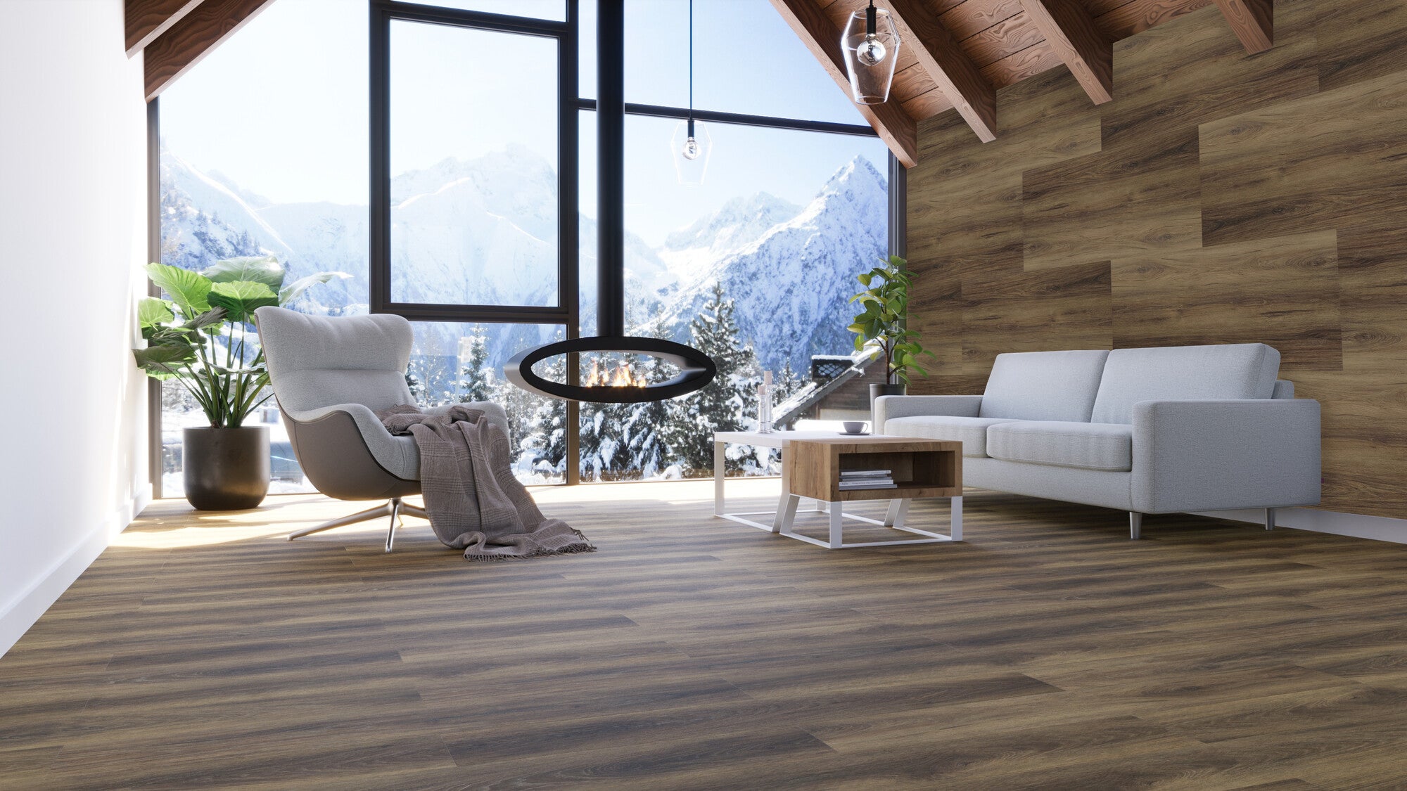 Płytka ścienna Spectra Wall Dąb Hovden 4,0 mm 120x60 1