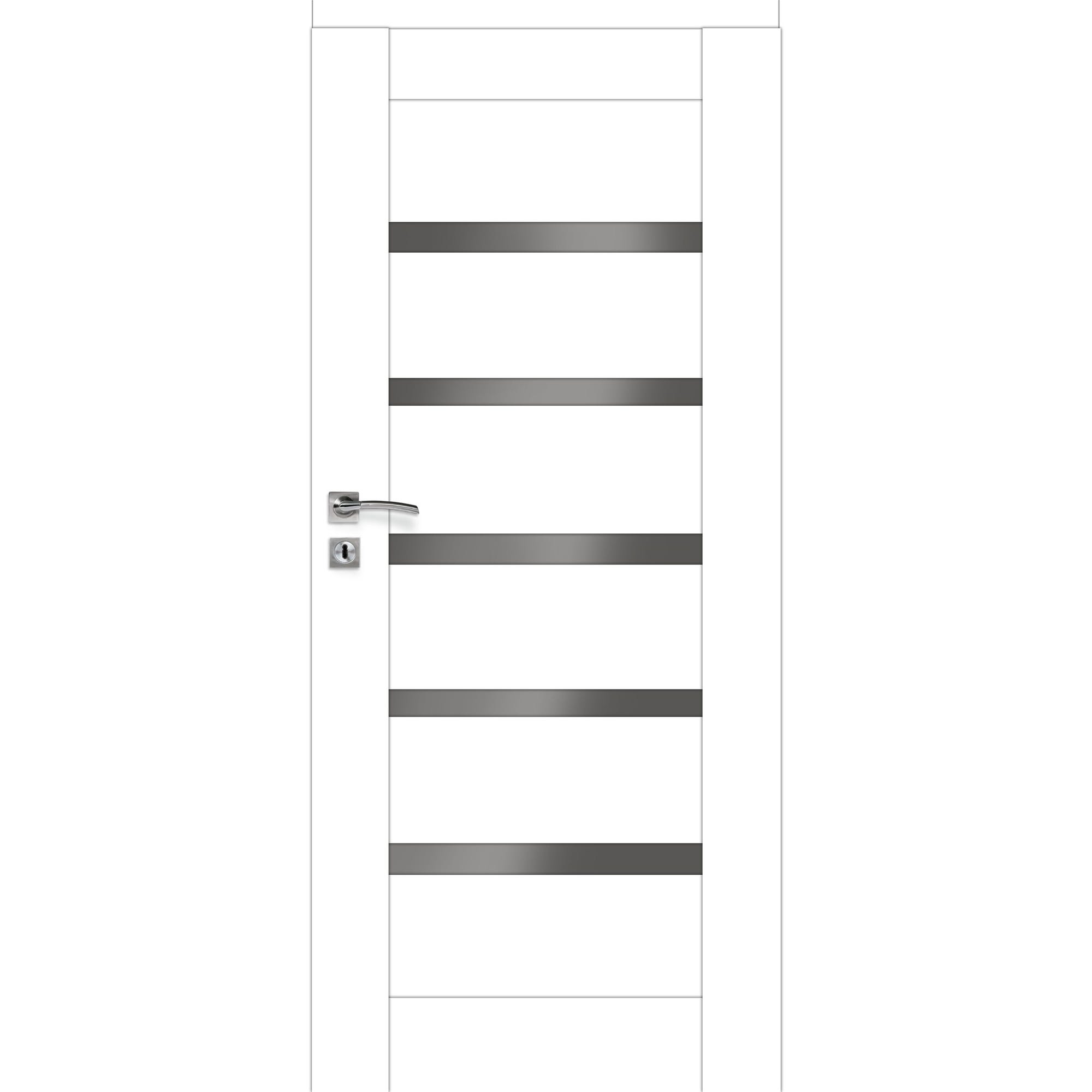 Skrzydło pokojowe Etna Nero 80 cm, prawe, biały 0
