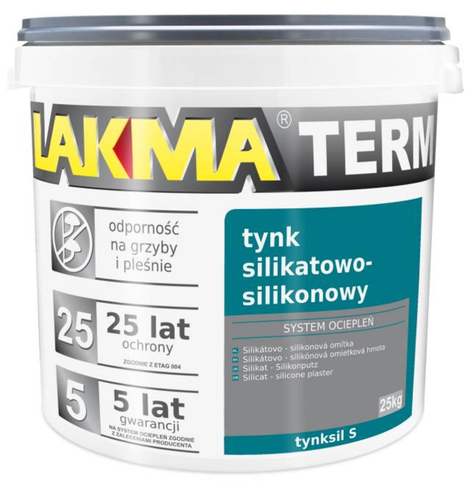 Tynk silikonowy Lakma 25 kg 0