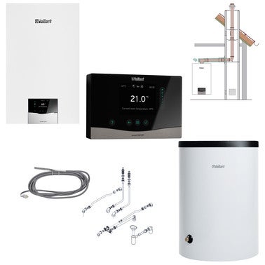 Zestaw Vaillant VC 20CS/1-5 VIH R 120/6B VCR 720 z zestawem do szachtu, 1-funkcyjny, zasobnik 120 l (10043619) 4