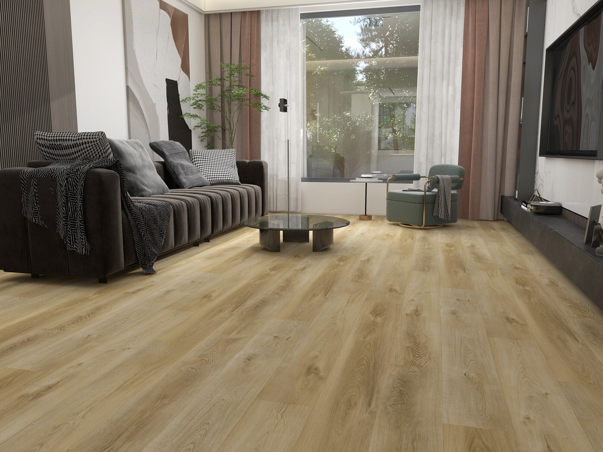 Panel winylowy SPC Dąb Dorado 4+1mm op. 2,196m2