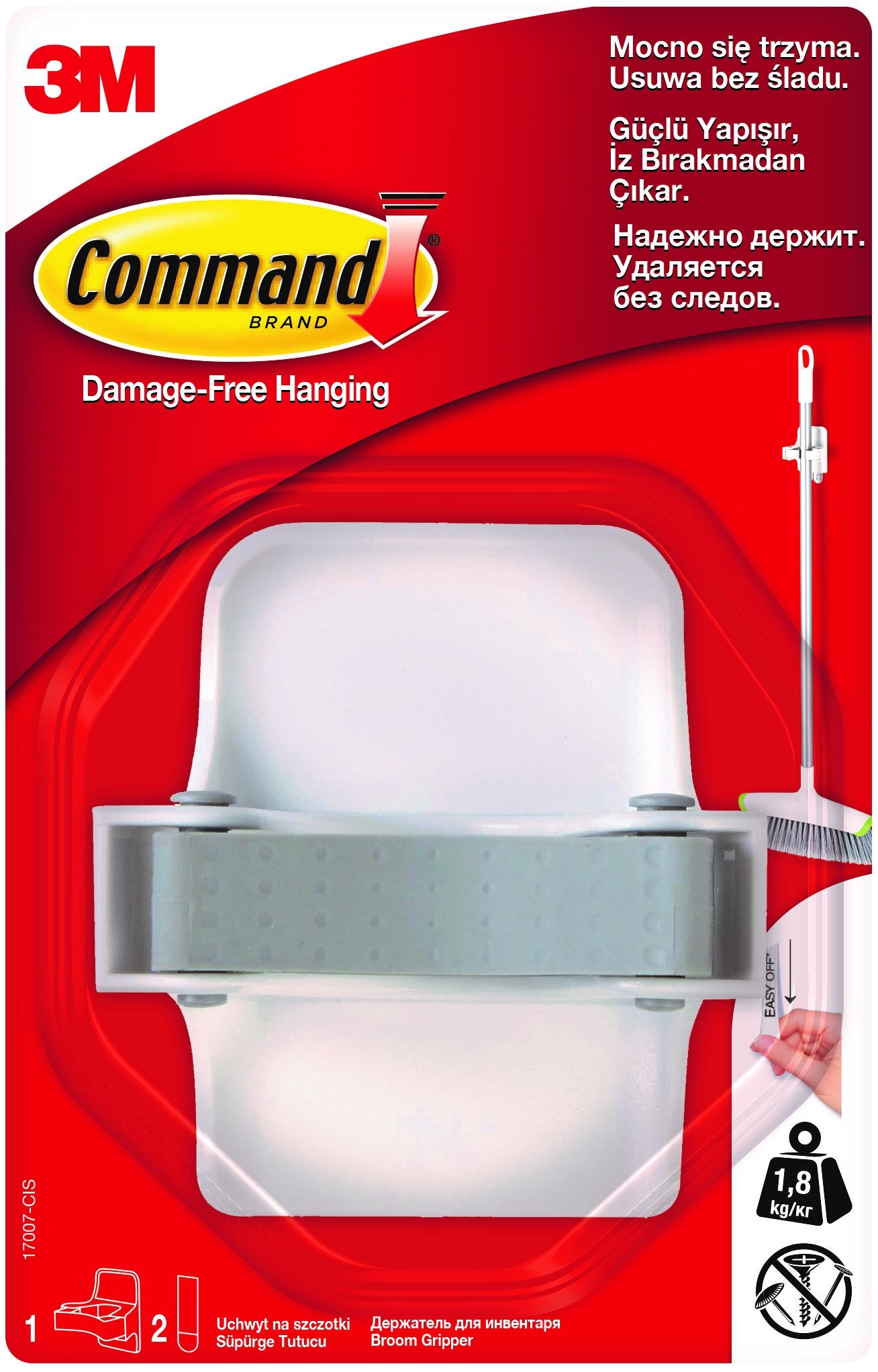 Uchwyt na szczotki Command 2