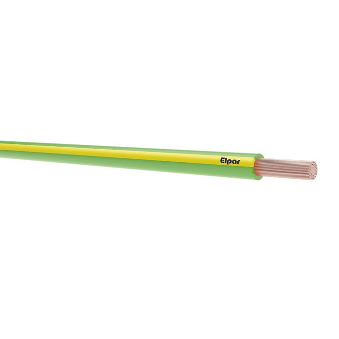 Przewód H07V-K(LgY) 10mm2 linka żółto-zielony 1m