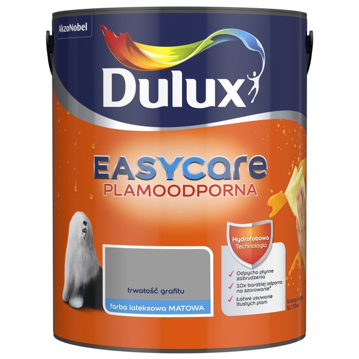 Farba Dulux EasyCare trwałość grafitu 5l