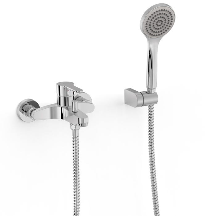 Bateria wannowa Tres Tenerife z zestawem chrom