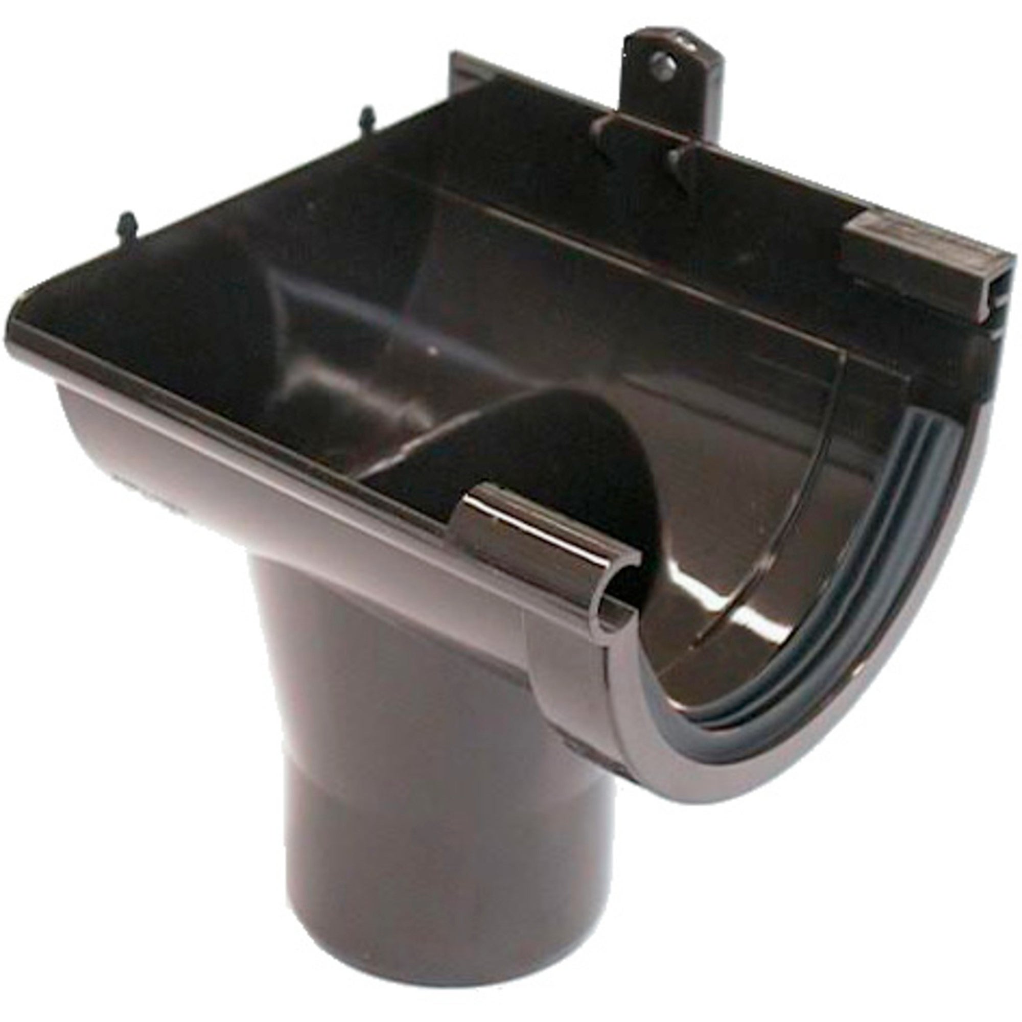 Lej spustowy lewy G125, brązowy PVC Scala Plastics