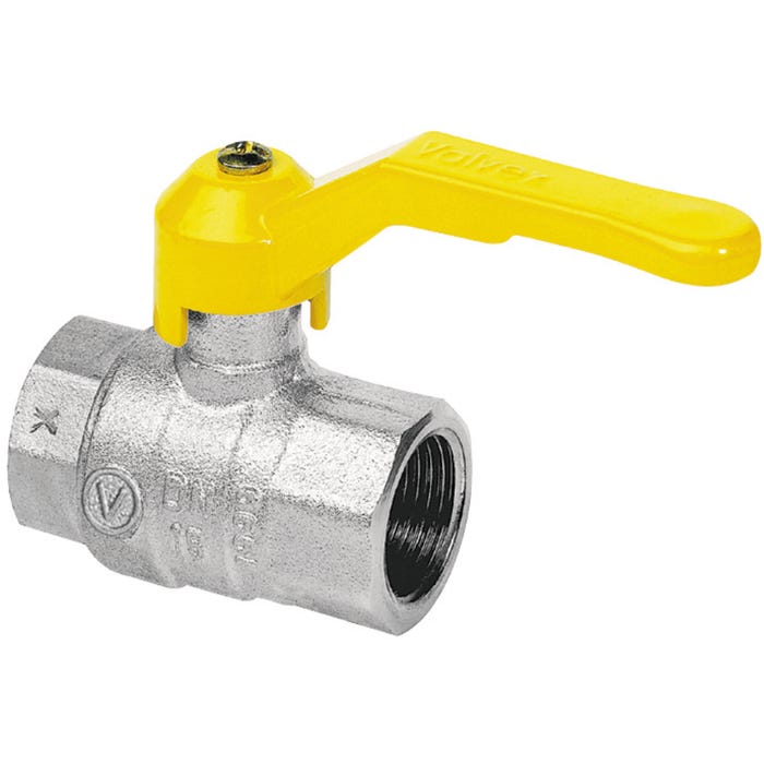 Zawór kulowy prosty GW 1/2" z dźwignią