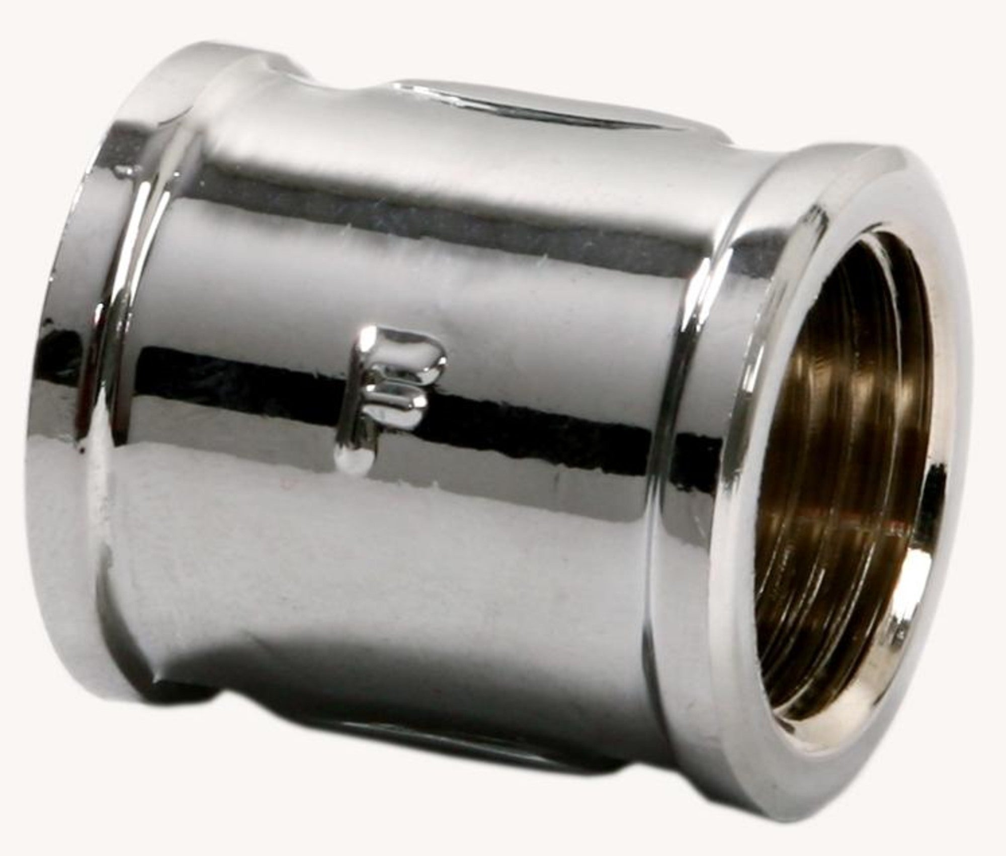 Mufa mosiężna 1/2" chrom