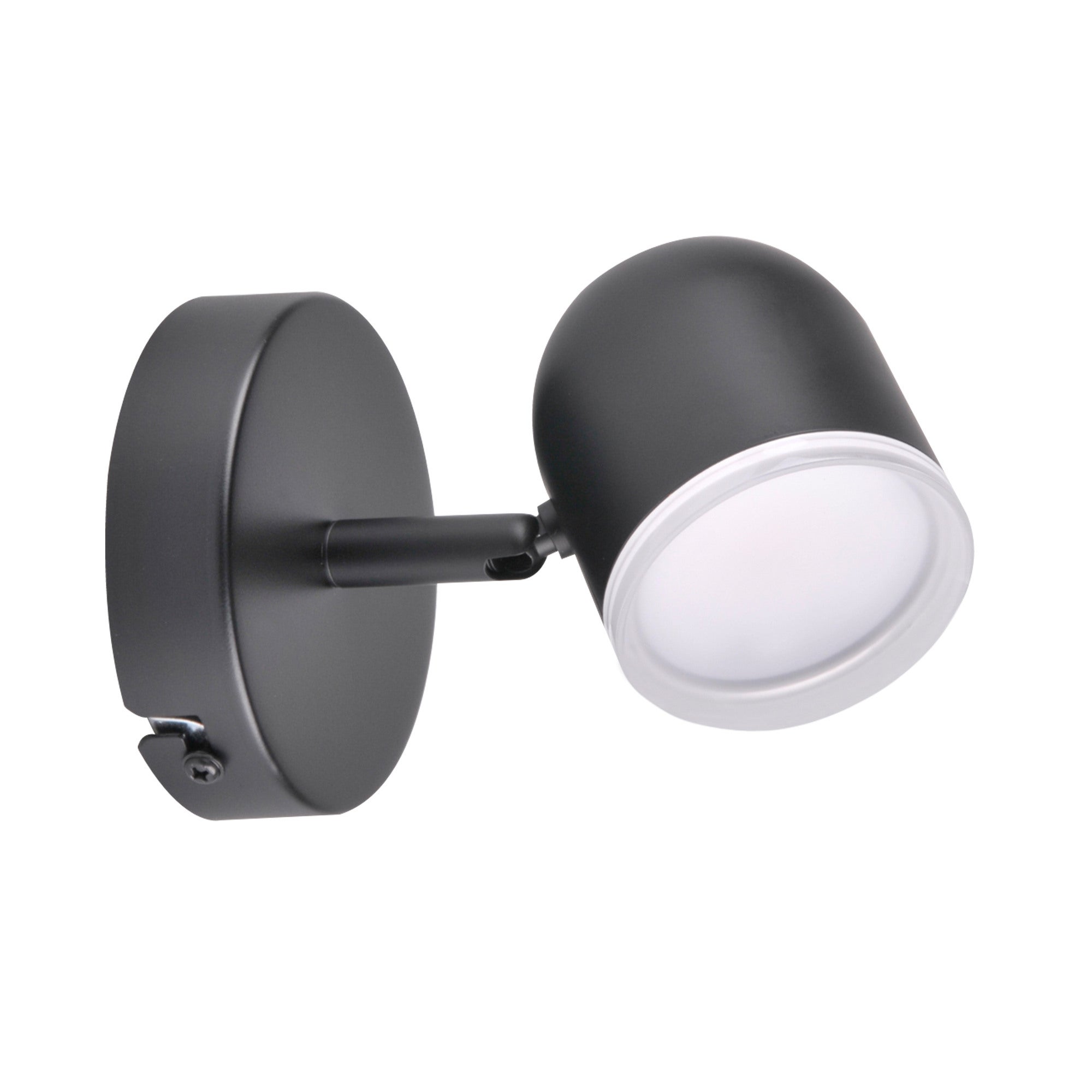 Lampa ścienno-sufitowa LED RAWI 1x4,2W 425lm 3000K kolor czarny