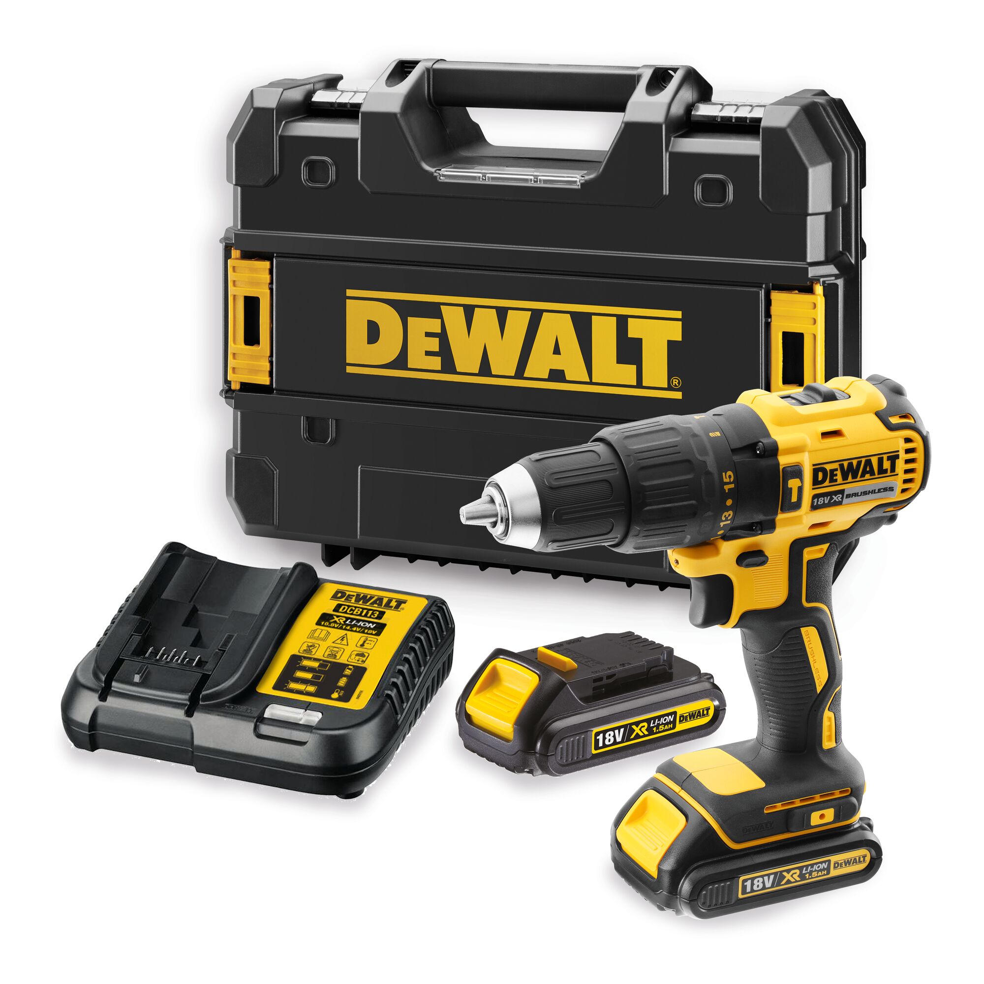 Wiertarko-wkrętarka 18V DCD778S2T DeWalt / 2 x 1,5Ah 2