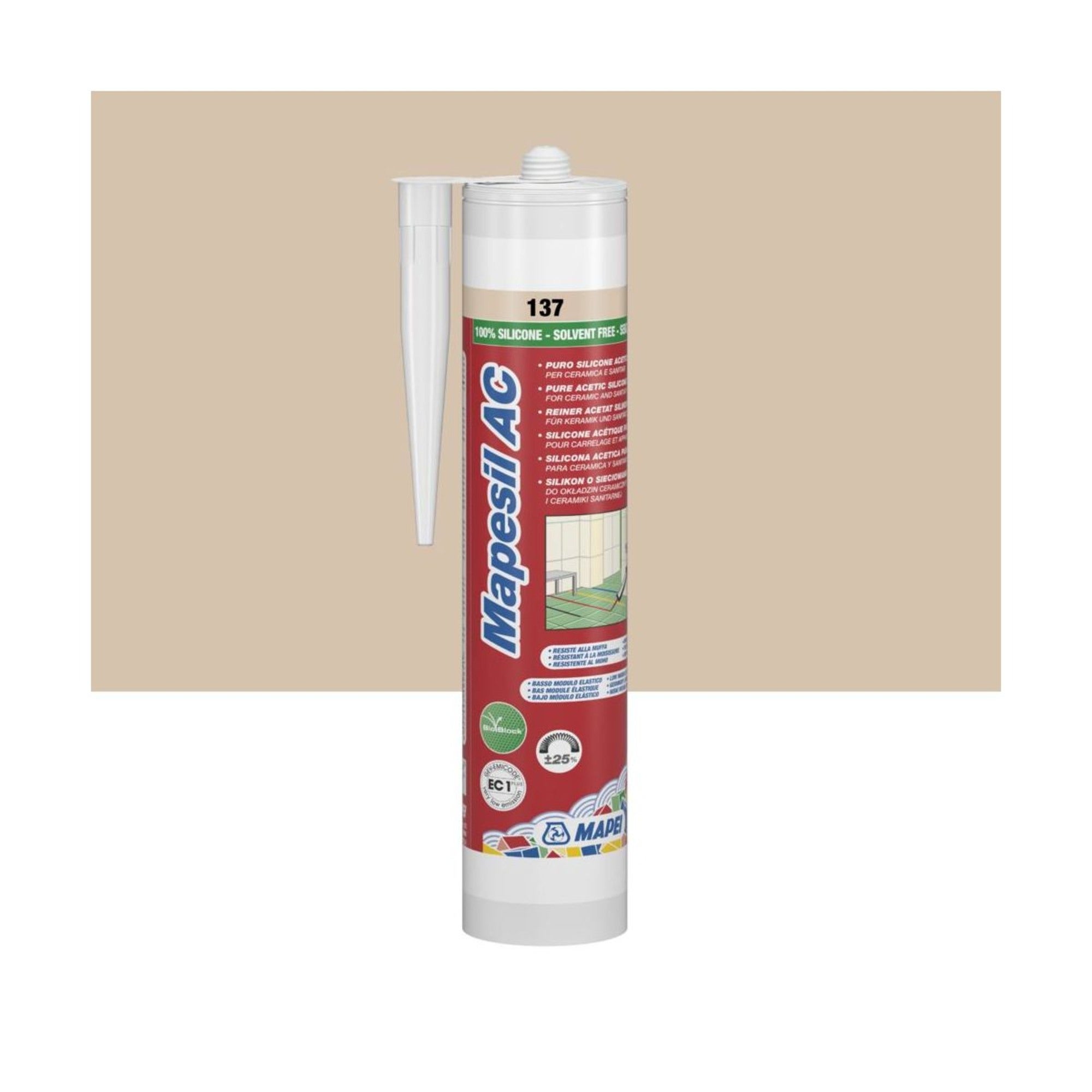 Silikon Mapesil AC 137 karaibski 310 ml