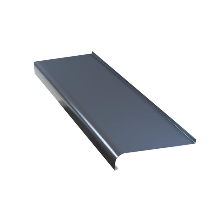 Parapet zewnętrzny stalowy grafit 25 cm