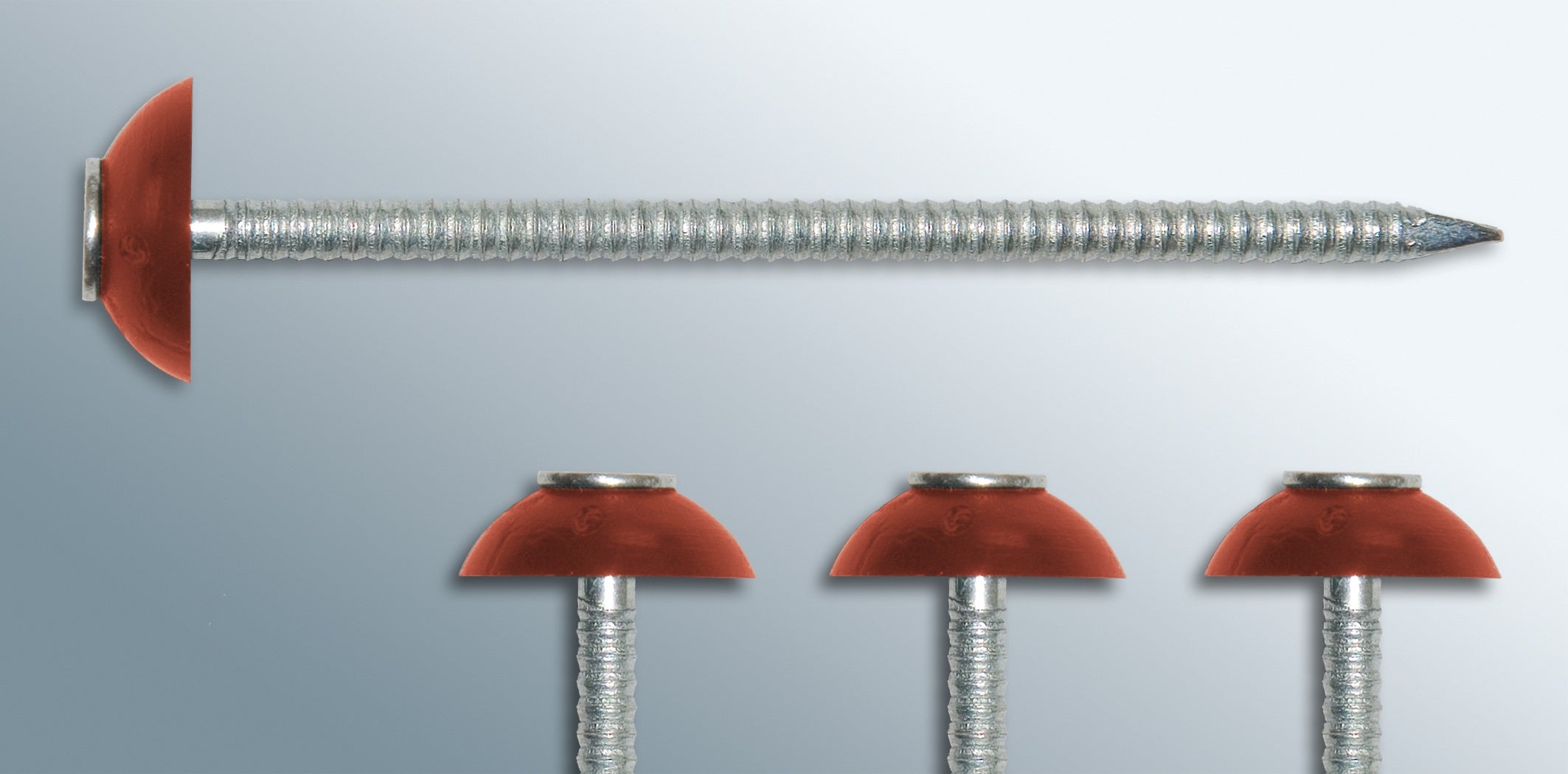 Gwoździe EVO czerwone 200 szt.  2