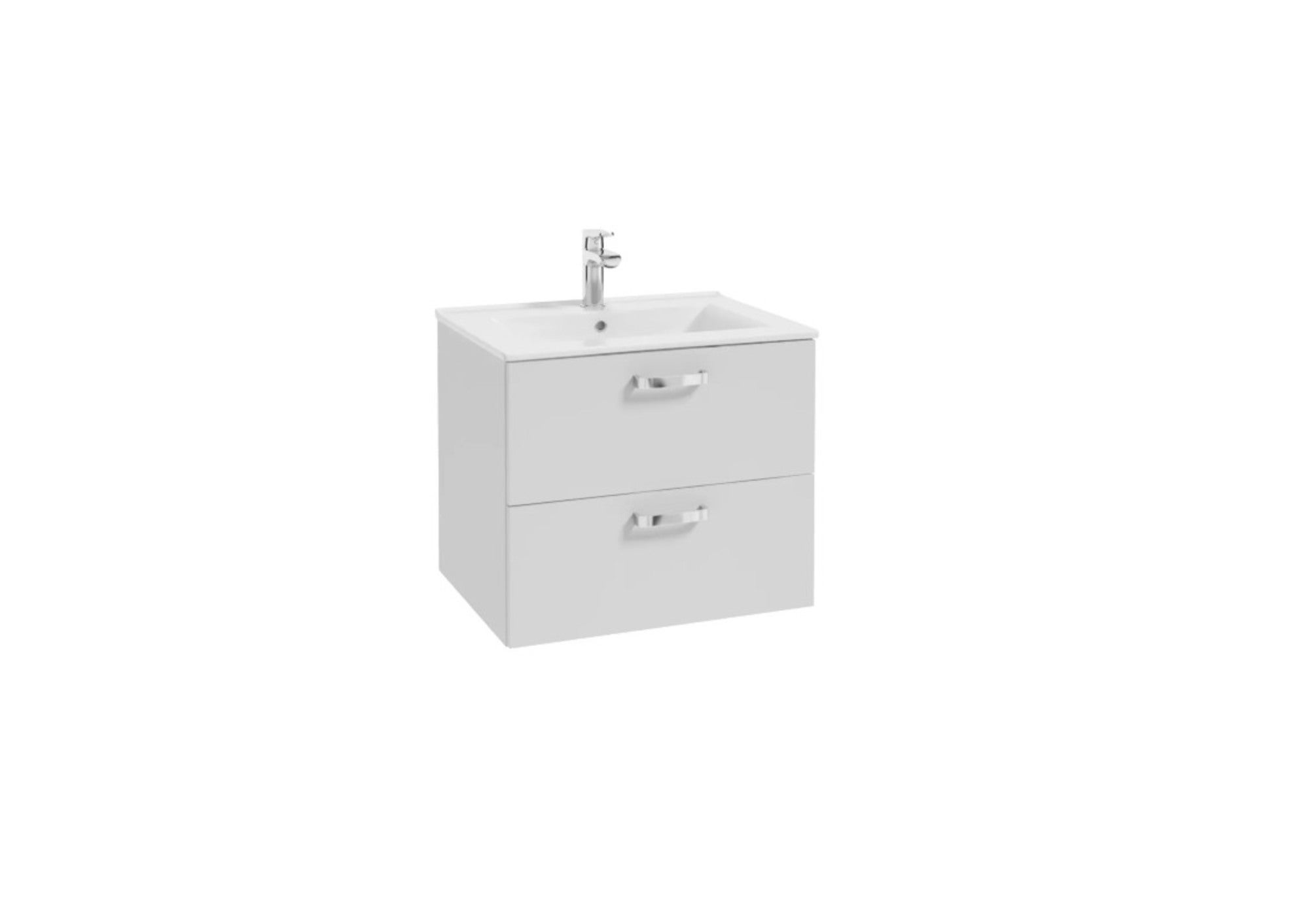 Szafka z umywalką Focus 50 cm biała 0
