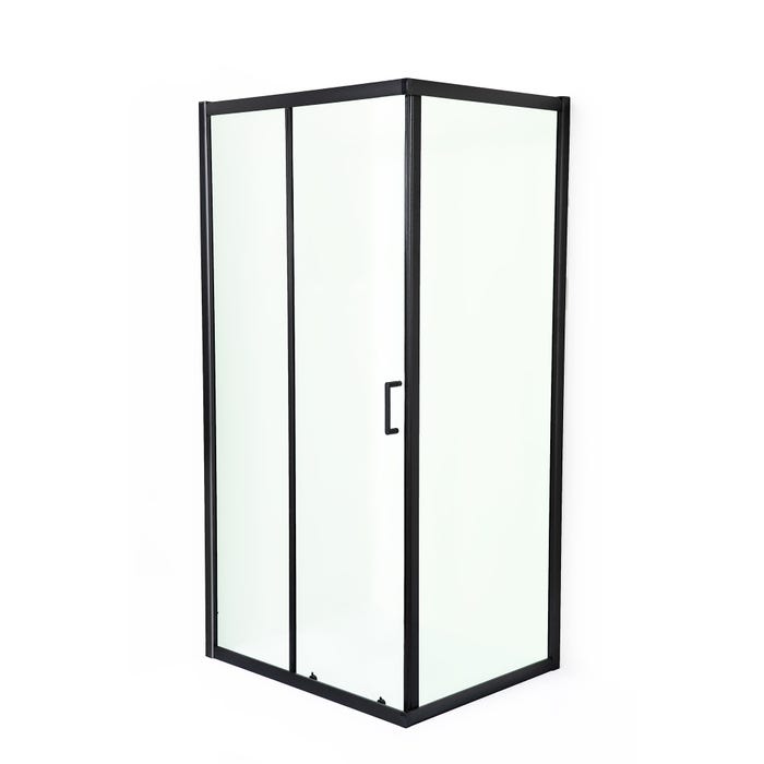 Kabina prysznicowa Aveeo Hede 100 x 80 cm czarna