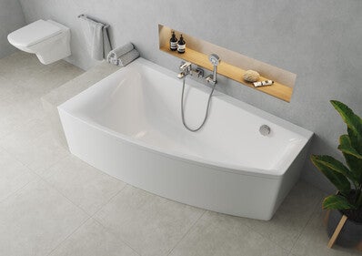 Wanna asymetryczna Cersanit Virgo max 160 x 90 cm prawa 3