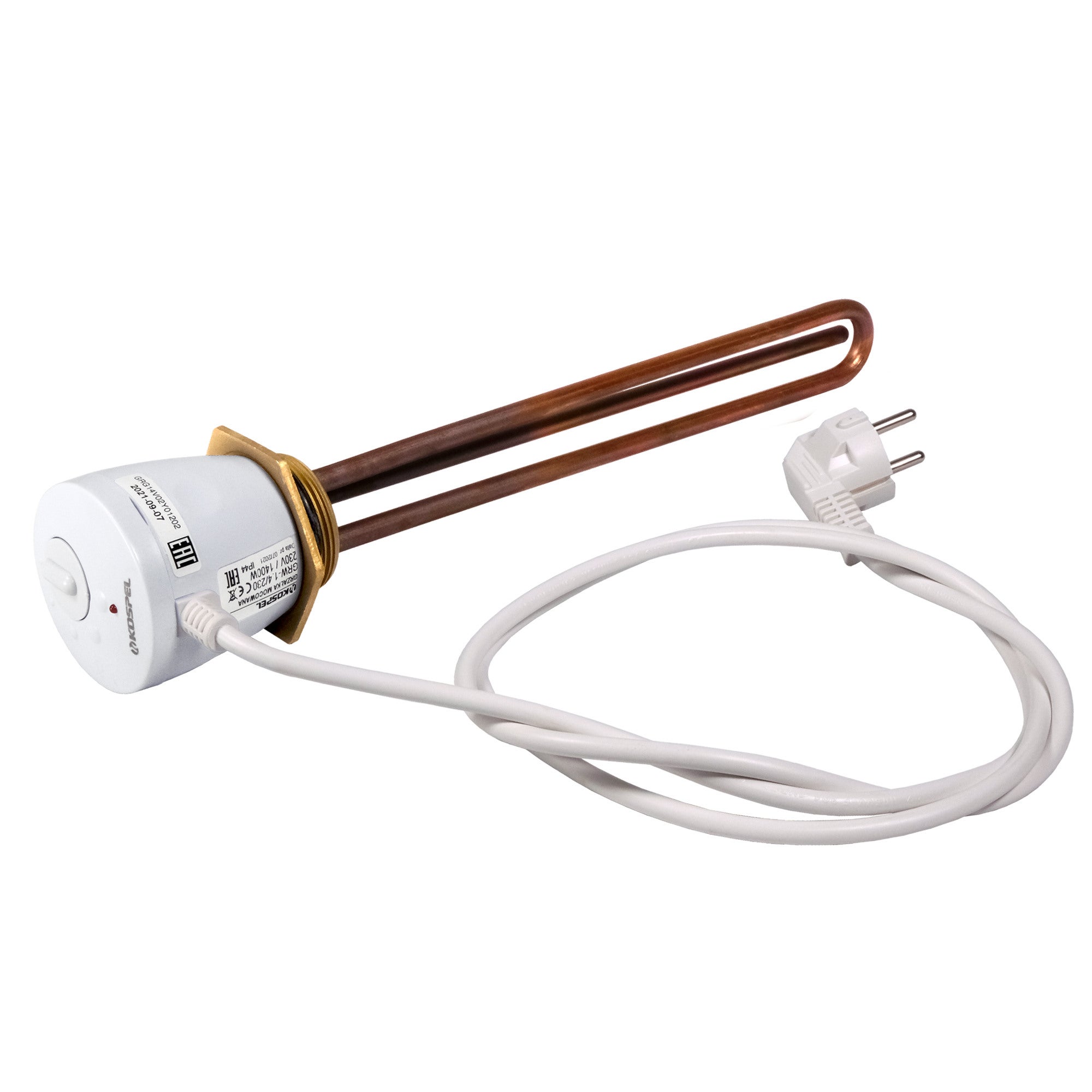 Grzałka elektryczna z termostatem GRW-1.4/230V.PL 0