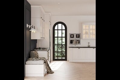 Oprawa ścienna LORET+ z włącznikiem 1x E27, biały, średnica 20,6cm, materiał metal 3