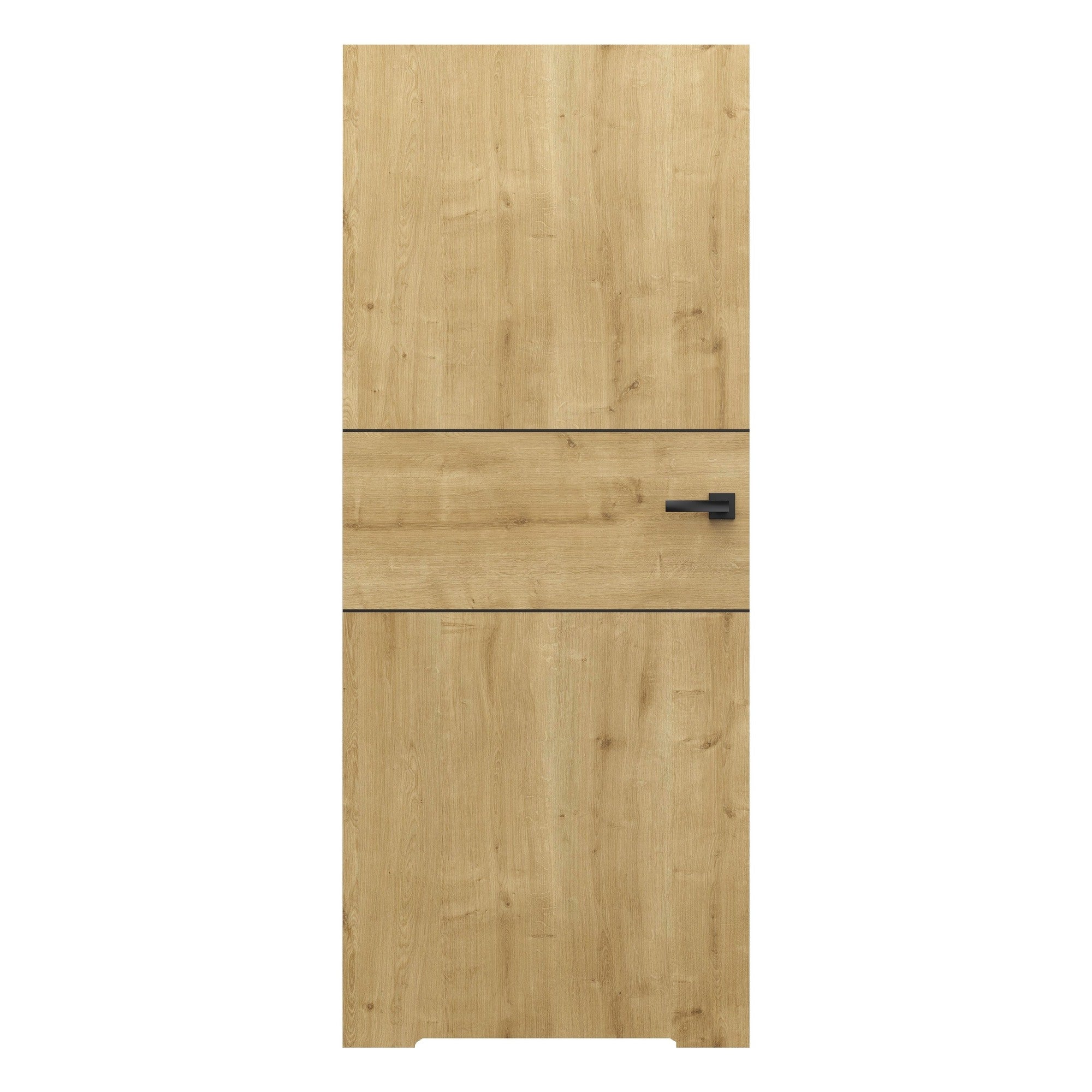 Skrzydło łazienkowe Level C2 bezprzylgowe 90 lewe dąb angielski