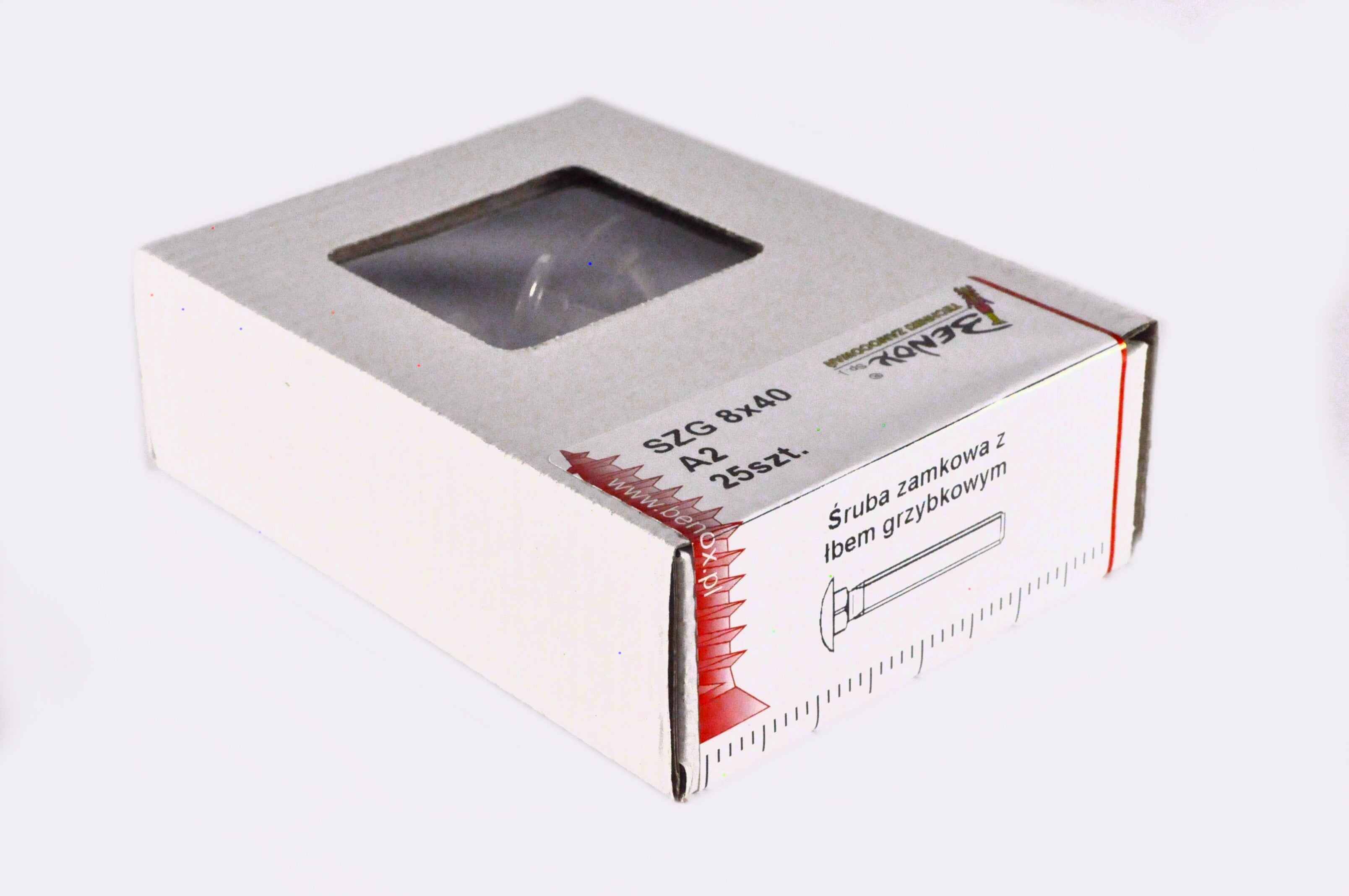 Śruba M8x40 mm DIN 609 (25 szt.) 1