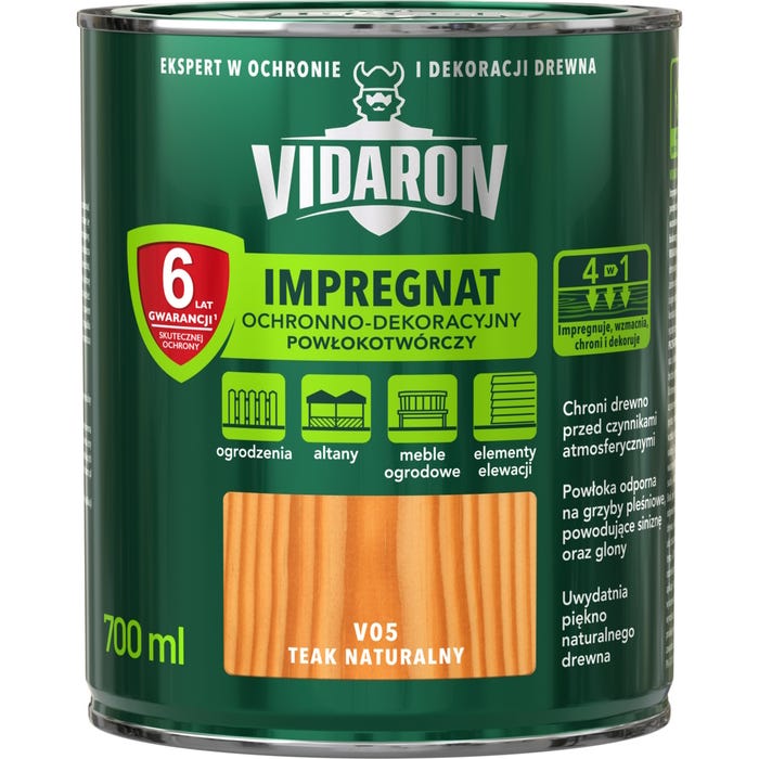 Impregnat Vidaron teak naturalny 0,7l