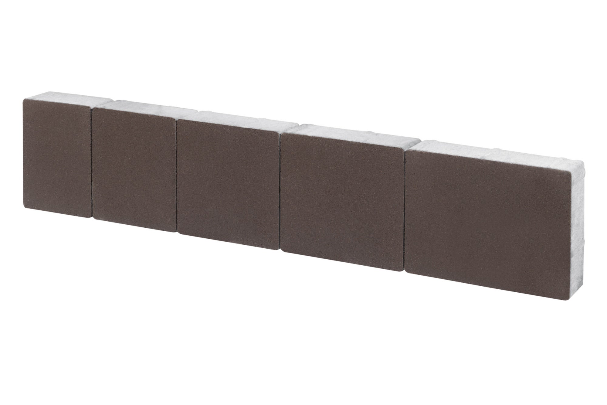 Kostka brukowa Malta, gr. 6 cm, wym.10x20 cm, czarna, czerwona, brązowa, 10,19m2/pal Brukdom