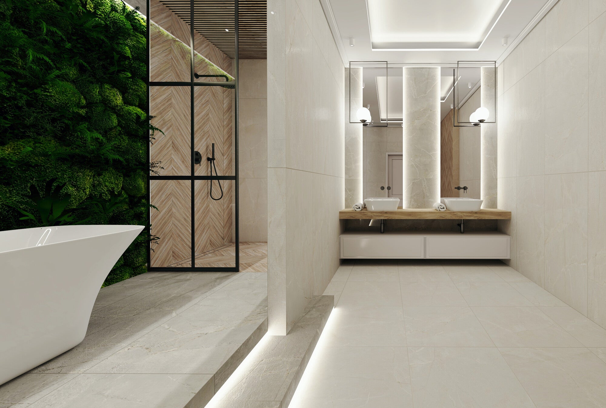 Gres szkliwiony Crista White Carving 60x60 cm 1.44 m2 5