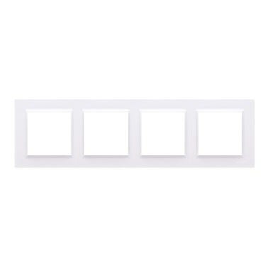 Simon 10 biały ramka x4