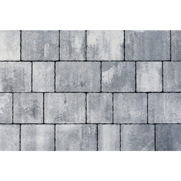 Kostka brukowa Akropol, gr.6, stalowo-biały, 10,7m2/pal, Brukdom