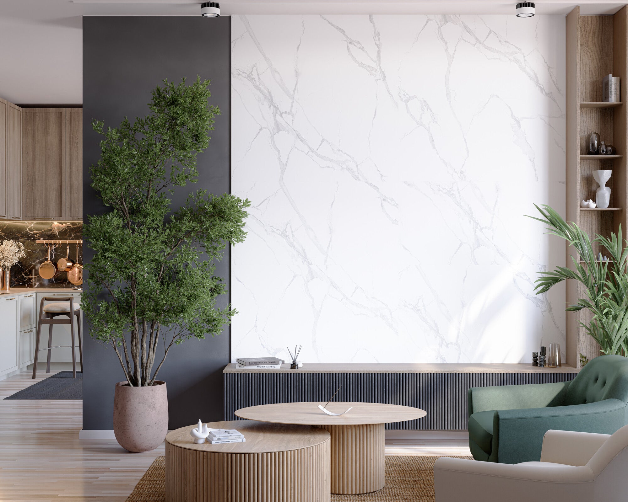 Panel ścienny SPC Carrara 4 mm biały 120x60 3