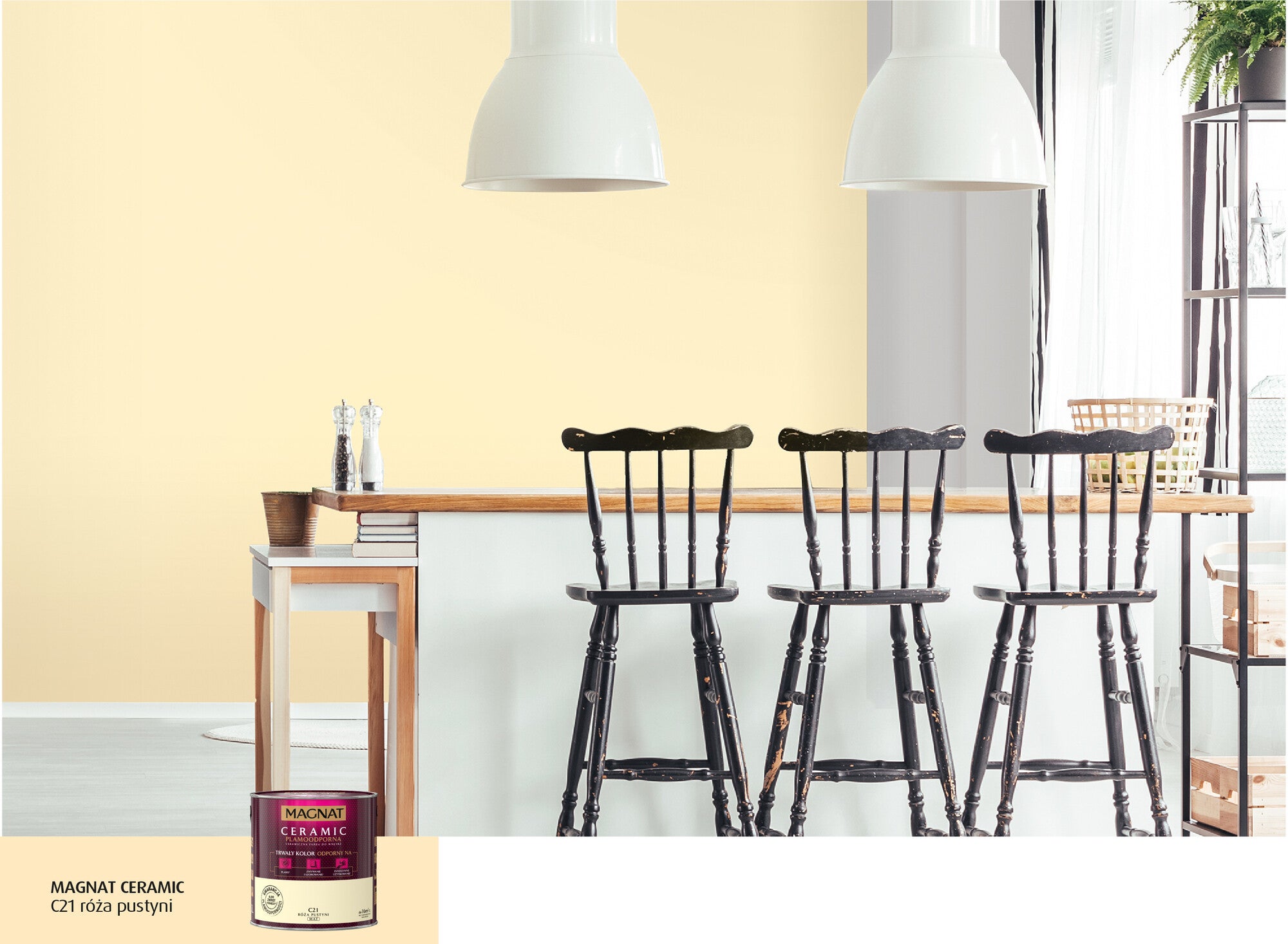 Farba Magnat Ceramic róża pustyni 2,5l 1