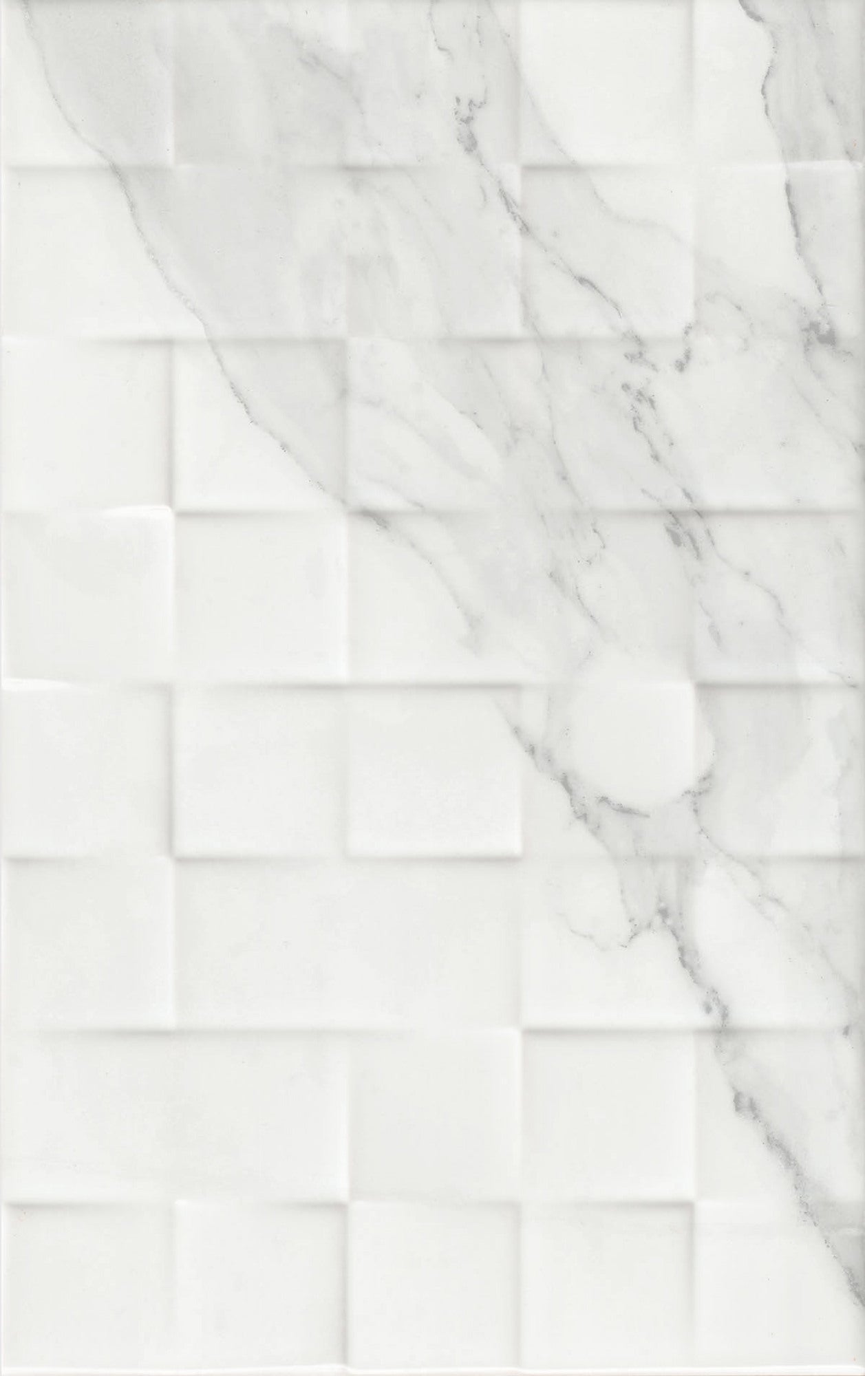 Płytka ścienna White 3D 25x40 cm 1.5m2