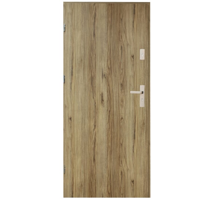 Drzwi wejściowe wewnątrzlokalowe Dioryt Plus 80 cm lewe dąb catania