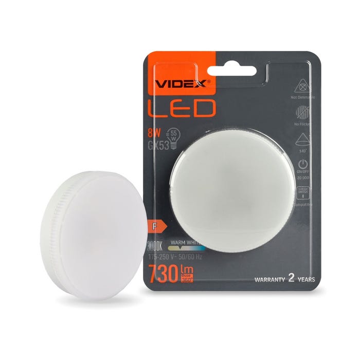Żarówka LED GX53 8W 730lm 3000K