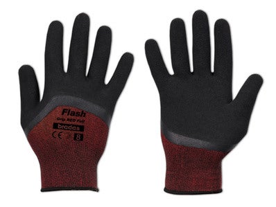 Rękawice powlekane lateksem FLASH GRIP RED FULL Bradas, rozm. 10 (XL) 1