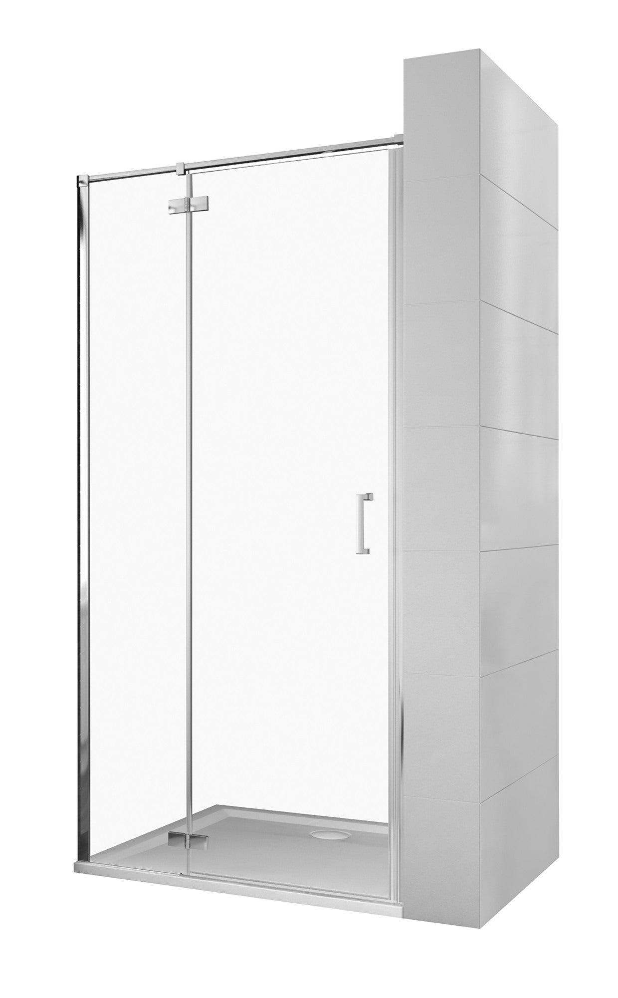 Drzwi prysznicowe Sanplast Free Line II 120 cm chrom