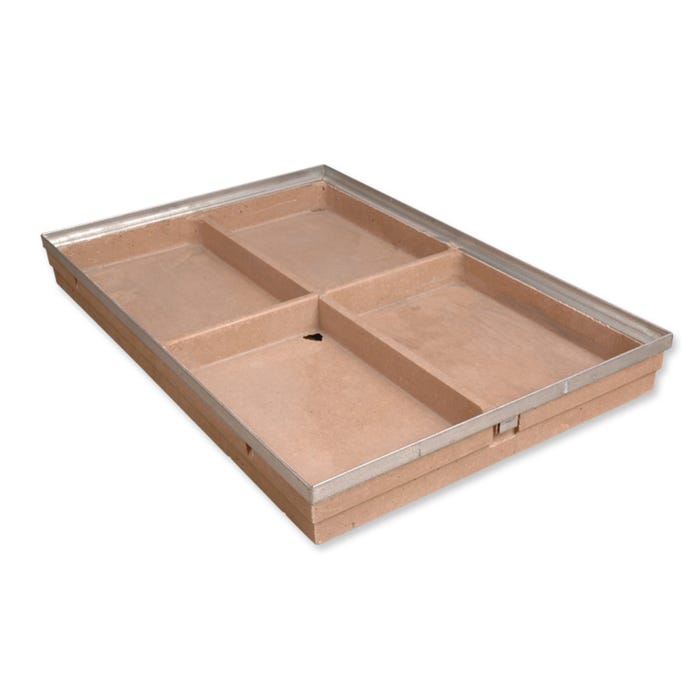 Podstawa wycieraczki Vario 75x50x8 cm, fi 110 mm polimerbeton, stal ocynkowana ACO