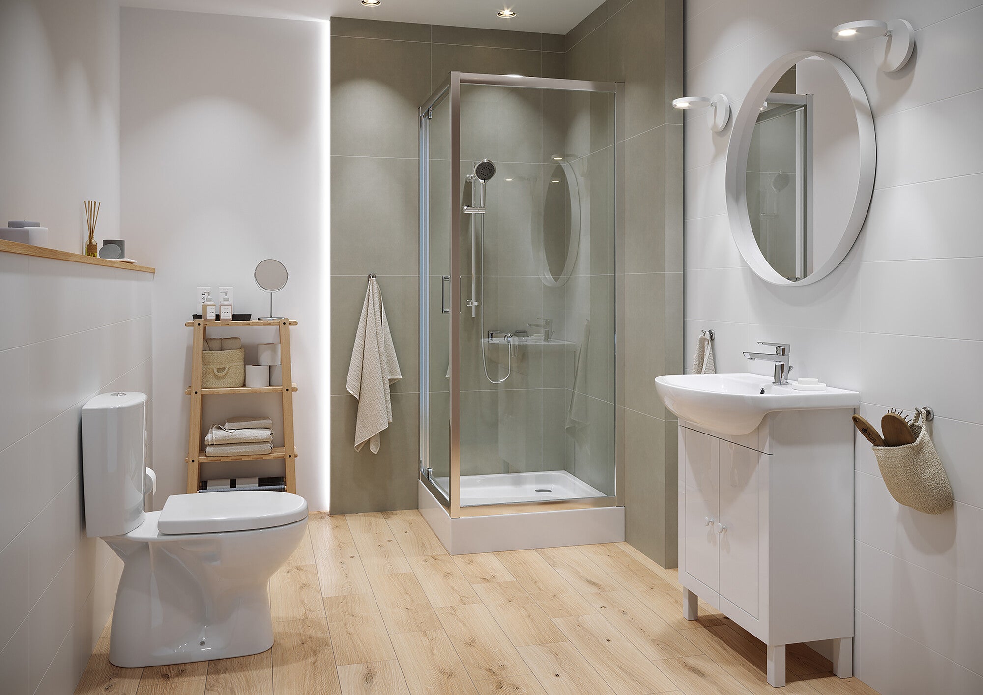 Drzwi prysznicowe Cersanit Pivot 90X190 cm EZZD1000185896 1