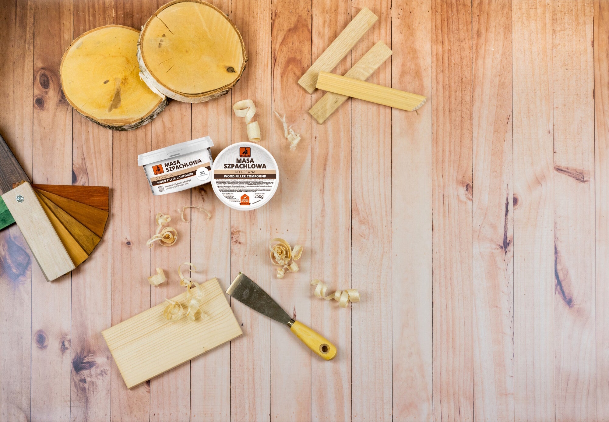 Szpachla do drewna Dragon heban 0,25kg 1