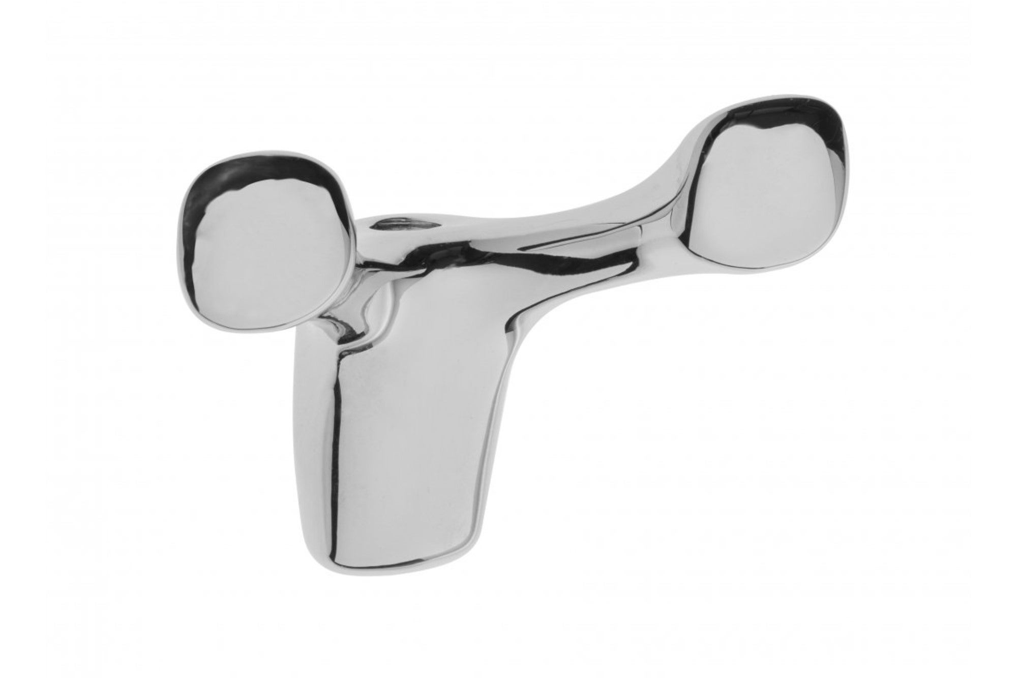 Wieszak podwójny chrom 