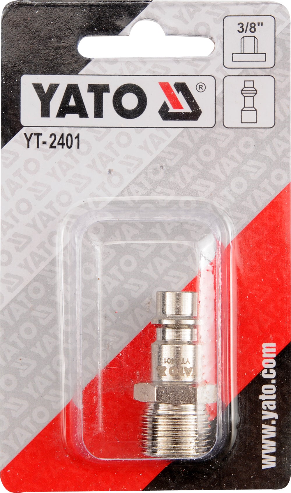 Złącze gniazdo D - gwint zewnętrzny 3/8" 1