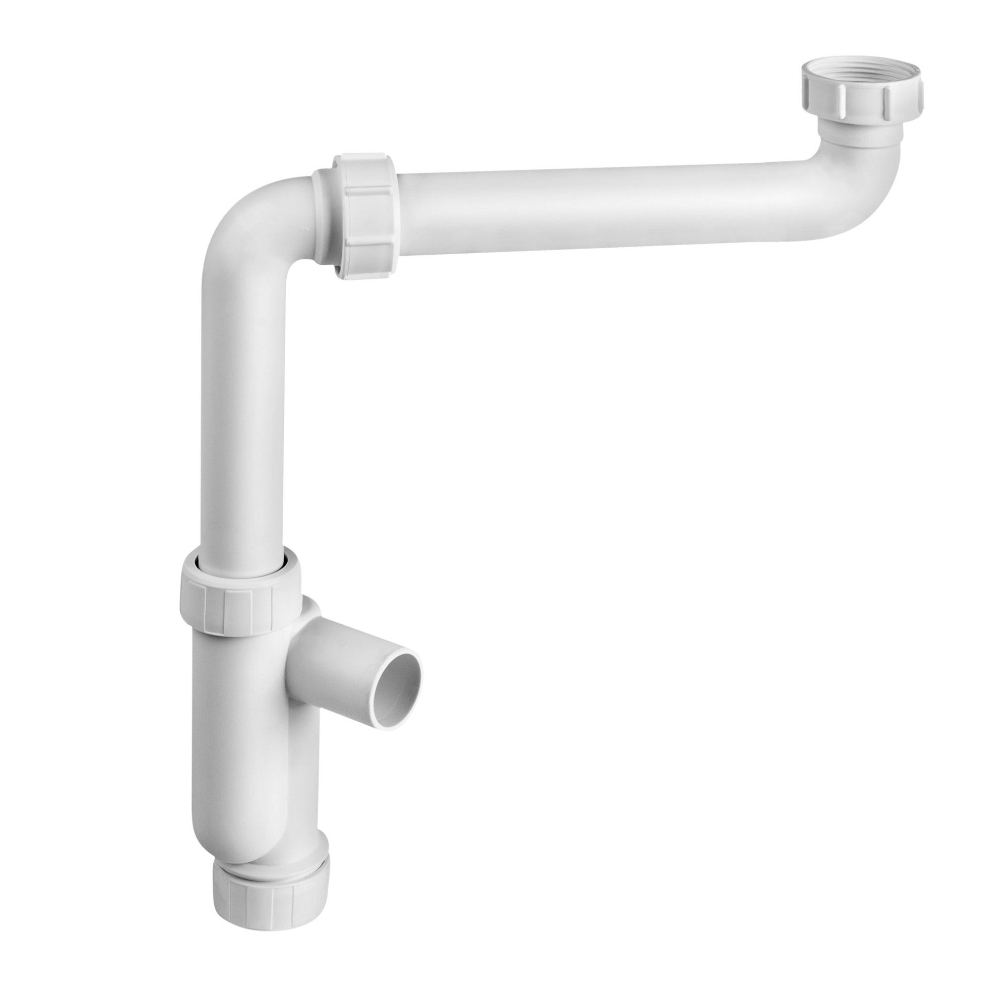 Syfon umywalkowy z przedłużką 1 1/4"x32mm, oszczędzający miejsce pod szafką