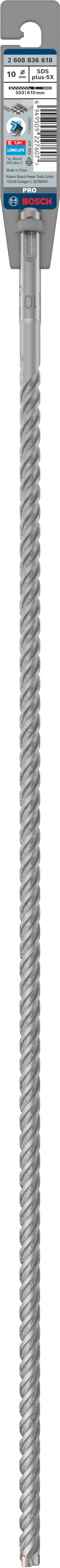 Wiertło SDS-Plus-5X 10x550x610 mm BOSCH 1
