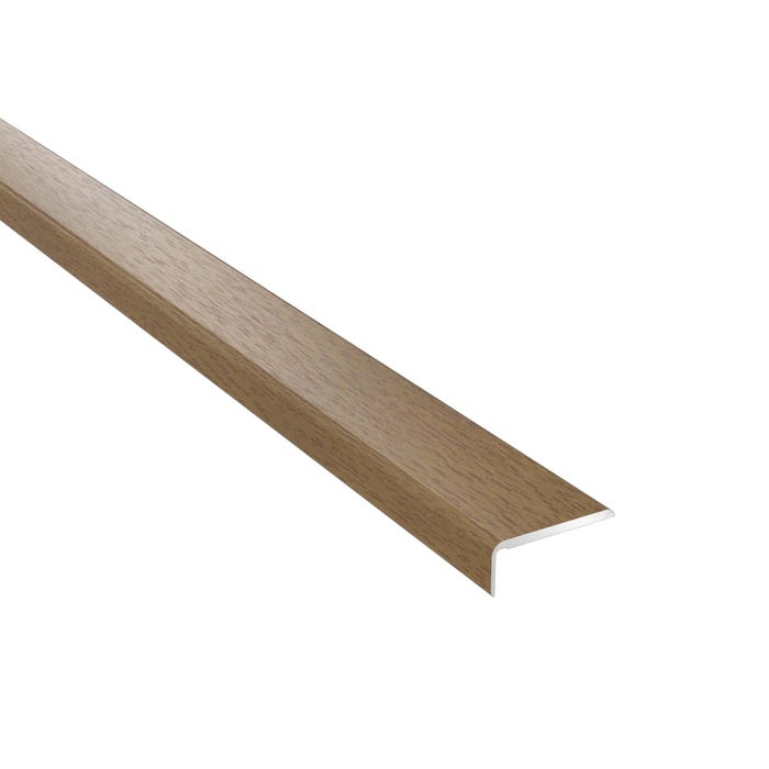 Profil podłogowy CS25 zakończeniowy 1200x25x10 aluminiowy dąb santana