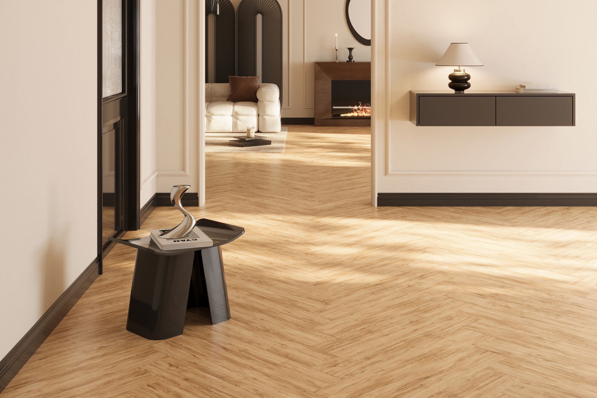 Gres szkliwiony Aurora Honey 19,8X120 1,43 m2 1