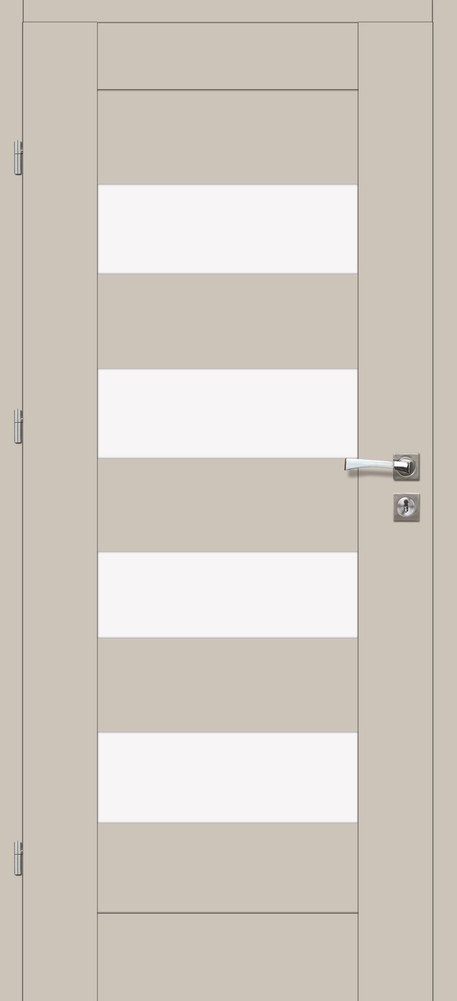 Skrzydło pokojowe Murano 10 80 cm lewe cashmere